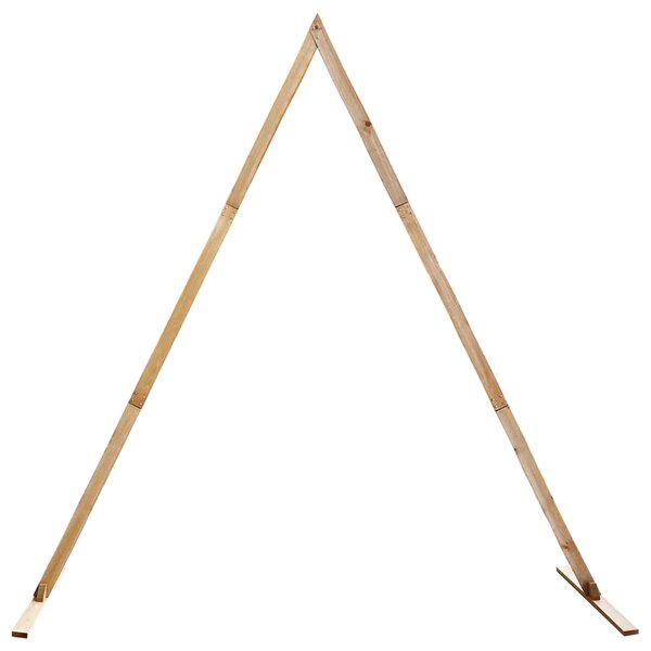 Svatební oblouk Světle hnědá 202 x 95 x 254 cm