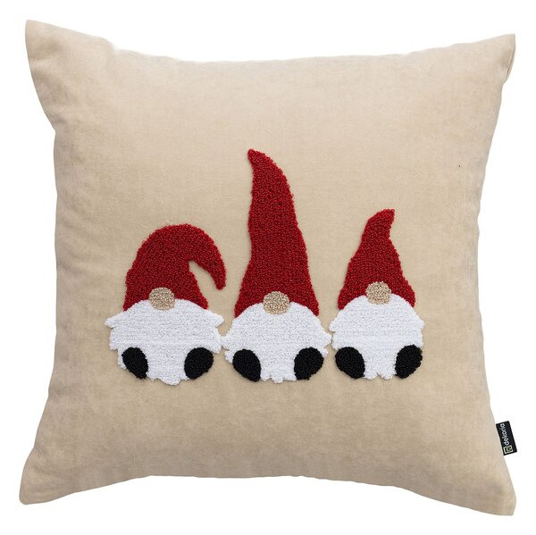Potah na polštář Jolly Gnomes Red 43x43 cm