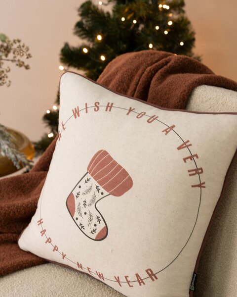 Potah na polštář Festive Stocking 43x43 cm