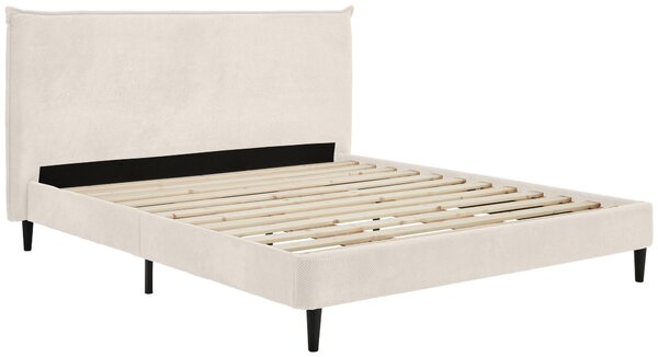 ČALOUNĚNÁ POSTEL, 180/200 cm, krémová Livetastic - Manželské postele, Online Only