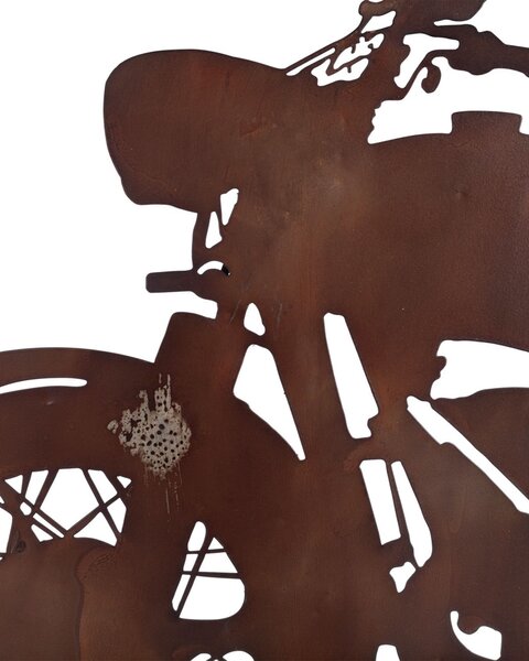 Nástěnná dekorace Rust Motorbike