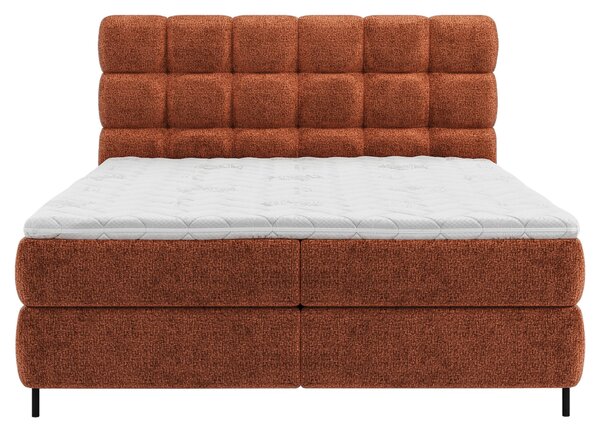 POSTEL BOXSPRING, 180/200 cm, rezavá Esposa - Manželské postele