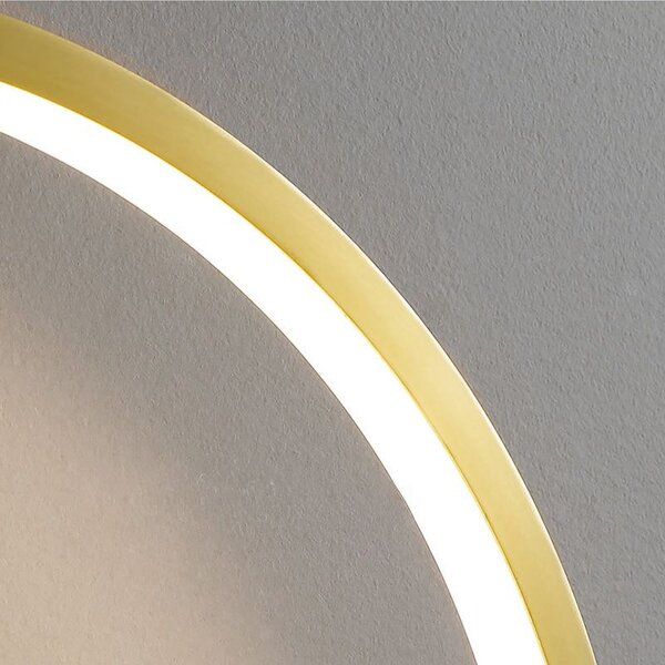 Toolight Toolight, LED nástěnné svítidlo 30cm 13W APP1384-CW, zlatá lesklá, OSW-00938