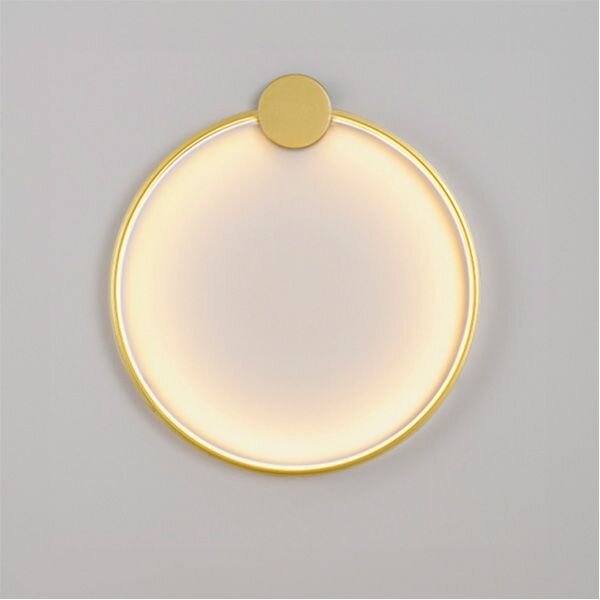 Toolight Toolight, LED nástěnné svítidlo 30cm 13W APP1384-CW, zlatá lesklá, OSW-00938
