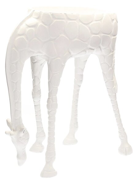 Bílý držák na květináč Giraffe