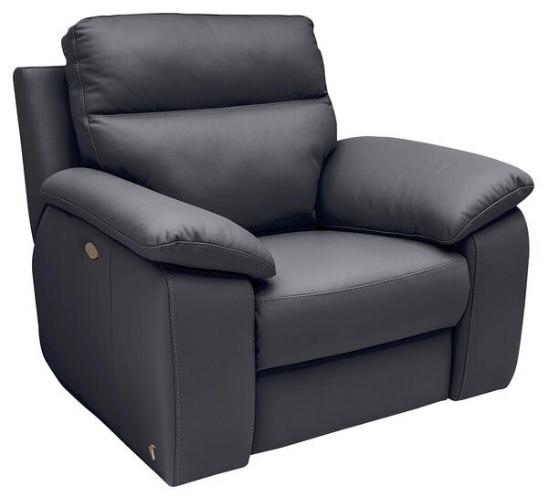 KŘESLO UŠÁK, kůže, tmavě modrá Celina Home - Kožené sedačky