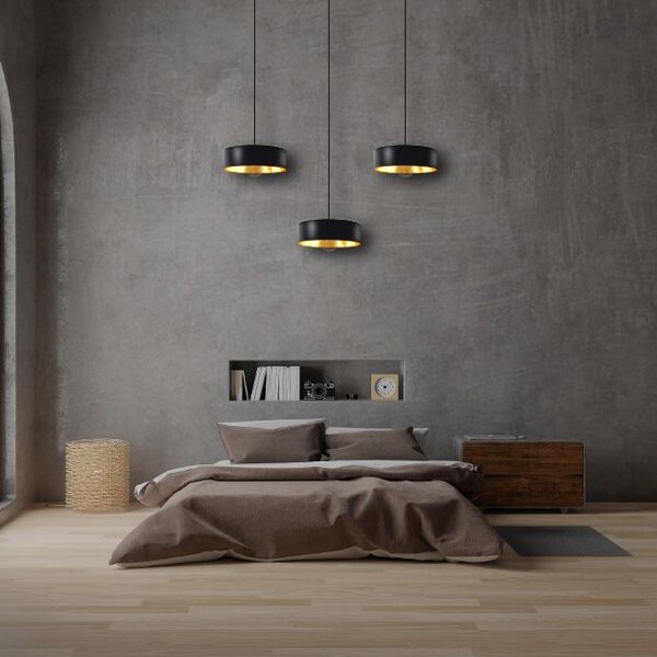 Toolight Stropní svítidlo APP1333-1CP BLACK GOLD