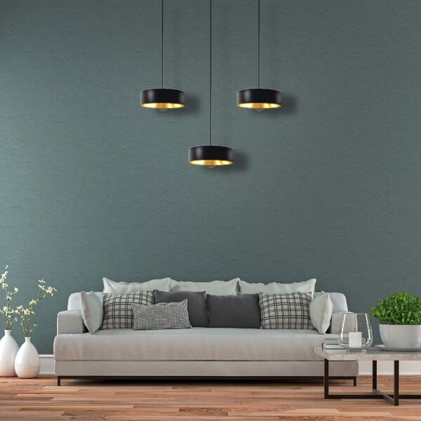 Toolight Stropní svítidlo APP1333-1CP BLACK GOLD