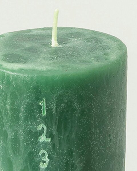 Adventní svíčka zelená 25 cm