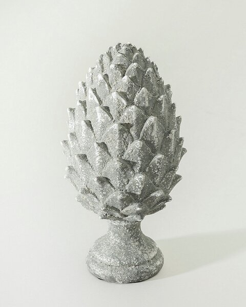 Dekorativní figurka Pinecone Grey 15x15x30 cm