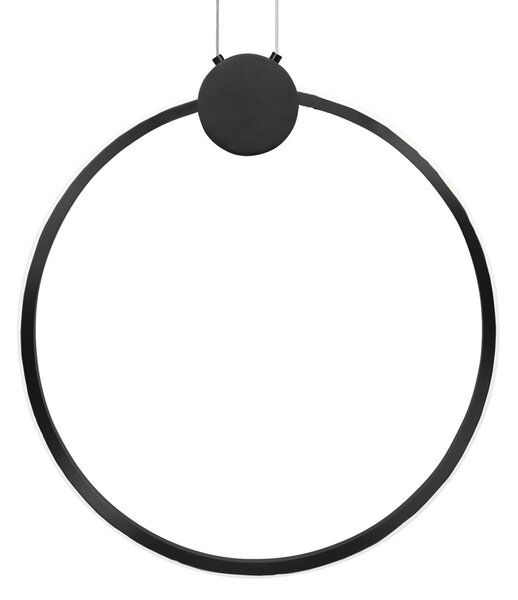 Toolight Stropní svítidlo LED APP1398-CP BLACK 50cm