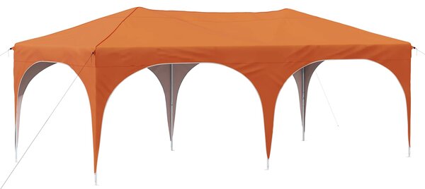 Párty stan s výsuvným stánkem 575 x 288 x 245 cm Oranžová