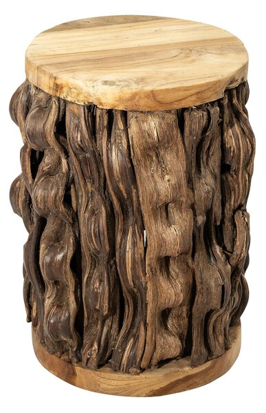 Dřevěný stolek Root 35x35x46 cm
