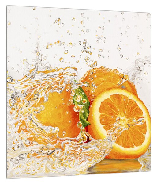 Obraz šťavnatých pomerančů (30x30 cm)