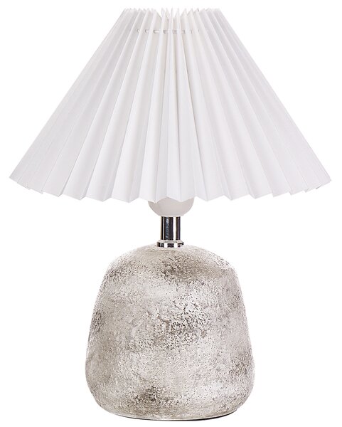 Sada 2 stolních lamp ZEYI Keramika Bílá