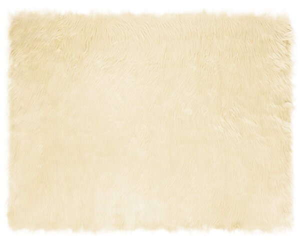 Koberec z umělé ovčí kožešiny TAFALLA Krémová 240 x 340 cm