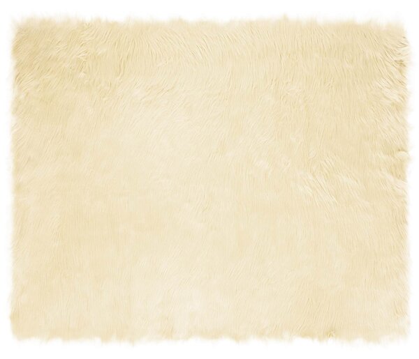 Koberec z umělé ovčí kožešiny TAFALLA Krémová 200 x 280 cm