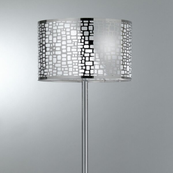 ONLI - Stojací lampa BRUCE 1xE27/15W/230V matný chrom