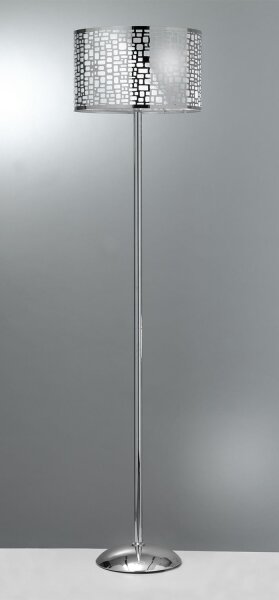 ONLI - Stojací lampa BRUCE 1xE27/15W/230V matný chrom