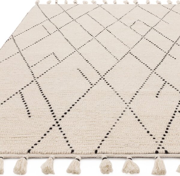 Tribeca Design Kusový koberec Livan Cream Black Linear Rozměry: 120x170 cm
