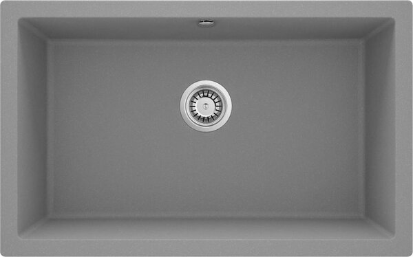 DEANTE - Corda šedá metalic - Granitový dřez pod desku - spodní montáž ZQA_S10D
