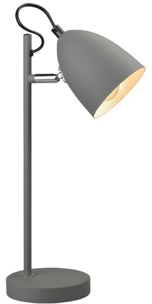 Šedá kovová stolní lampa Halo Design Yep! 37 cm