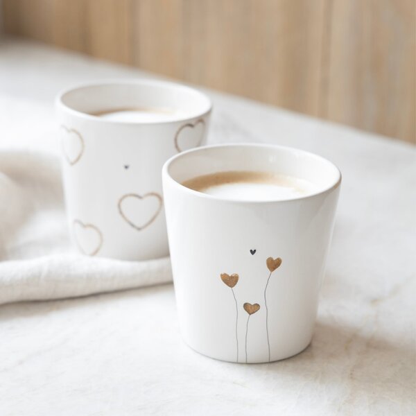 Keramický latte hrnek Hearts Allround 240 ml