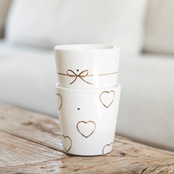 Keramický latte hrnek Bow 240 ml