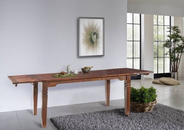 SUNO CAMBRIDGE Jídelní stůl 160-240x90 cm, akácia