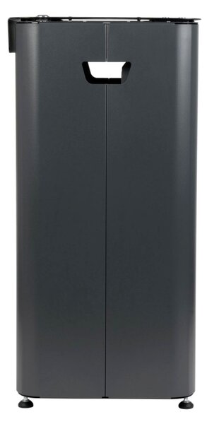 Alda Odpadkový koš na tříděný odpad Modular, 70 l, lakovaná ocel černá, na plast