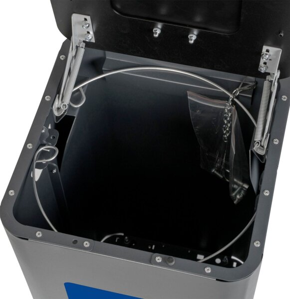 Alda Odpadkový koš na tříděný odpad Modular, 70 l, lakovaná ocel černá, na papír
