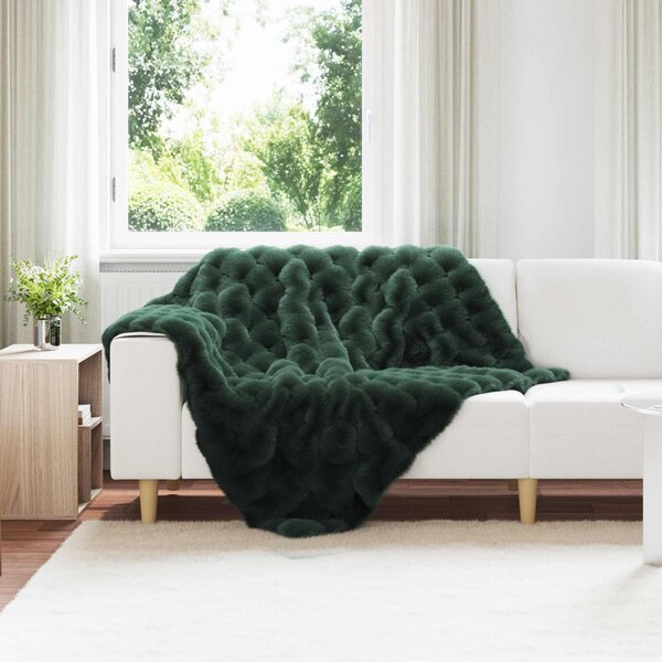 Protiskluzová deka z umělé králičí kožešiny Olite 4 pcs