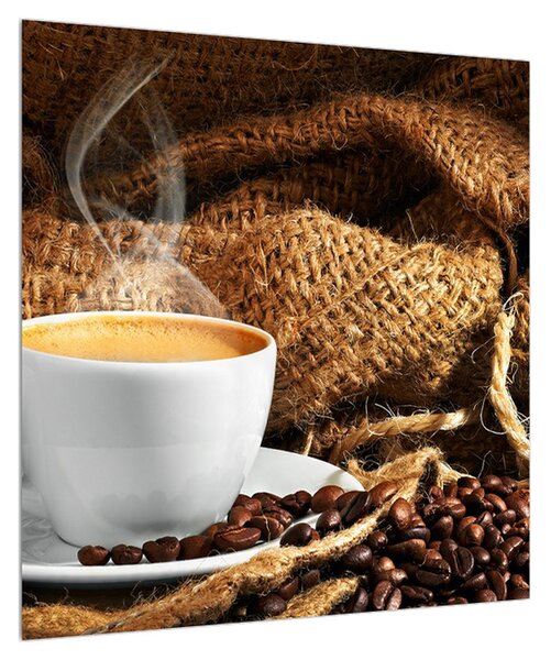 Obraz šálku kávy (50x50 cm)