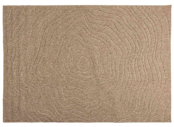 Kusové koberce Moiré AGIRA Přírodní 170 x 120 cm Polyester