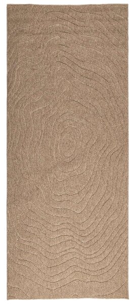 Kusové koberce Moiré AGIRA Přírodní 200 x 80 cm Polyester