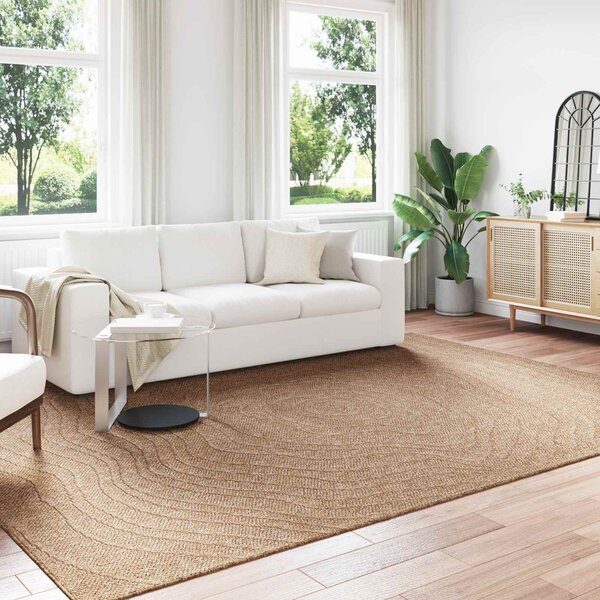Kusové koberce Moiré AGIRA Přírodní 280 x 200 cm Polyester
