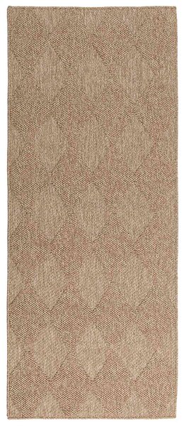 Kusové koberce Obdélníkový AGIRA Přírodní 200 x 80 cm Polyester