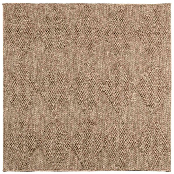 Kusové koberce Čtvercový AGIRA Přírodní 200 x 200 cm Polyester