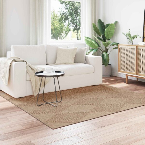 Kusové koberce Čtvercový AGIRA Přírodní 200 x 200 cm Polyester