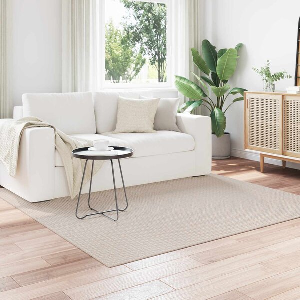 Kusové koberce Čtvercový FARO Krémová 120 x 120 cm Polyester