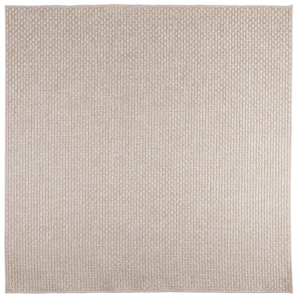 Kusové koberce Čtvercový FARO Krémová 120 x 120 cm Polyester