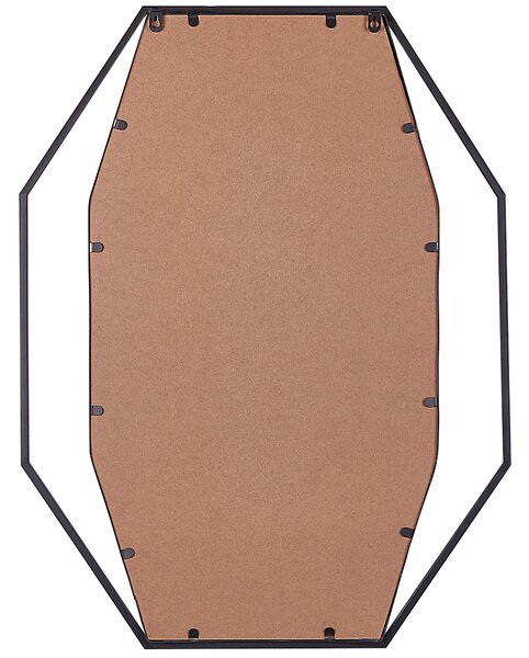 Zrcadlo NIRE 60 cm 80 cm Kov Grafitově šedá