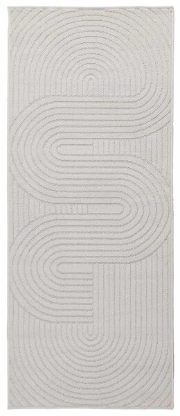 Kusové koberce PALMERAS Krémová 200 x 80 cm Polyester