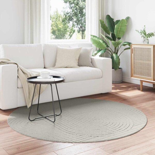 Kusové koberce Kulatý PALMERAS Zelená Ø 160 CM Polyester