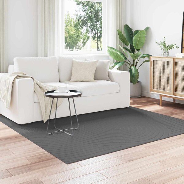 Kusové koberce PALMERAS Antracit 120 x 120 cm Polyester