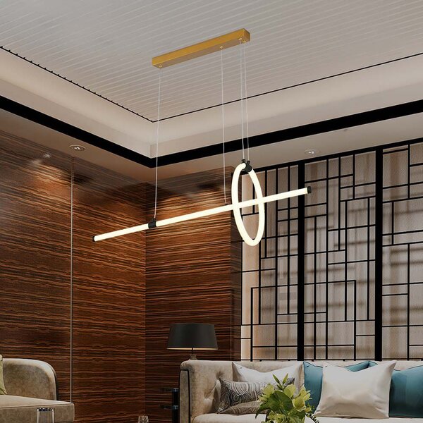 LED Solution Černé závěsné LED svítidlo designové 86cm 16W 8022