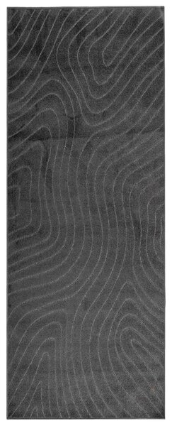 Kusové koberce PALMERAS Antracit 200 x 80 cm Polyester