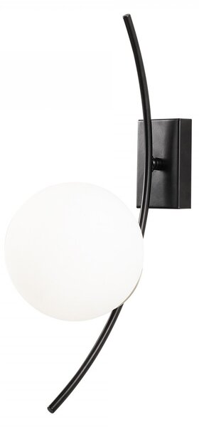 Opviq Nástěnná lampa Hila černá/bílá