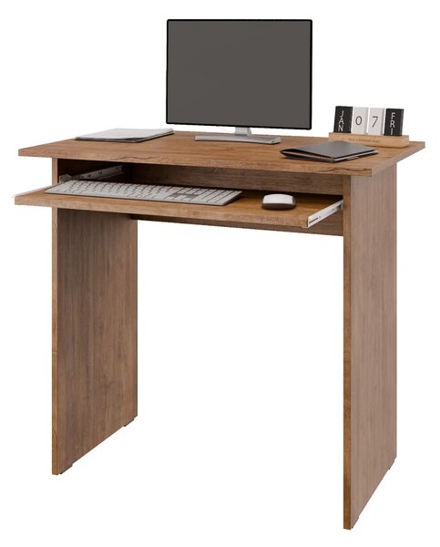 Jednoduchý PC stůl NEJBY WINSTON, dub lefkas
