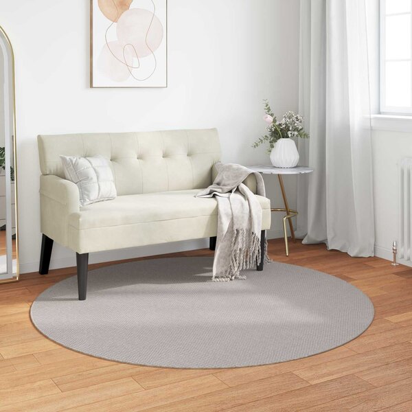 Kusové koberce Kulatý LUGO Krémová Ø 160 CM Polyester
